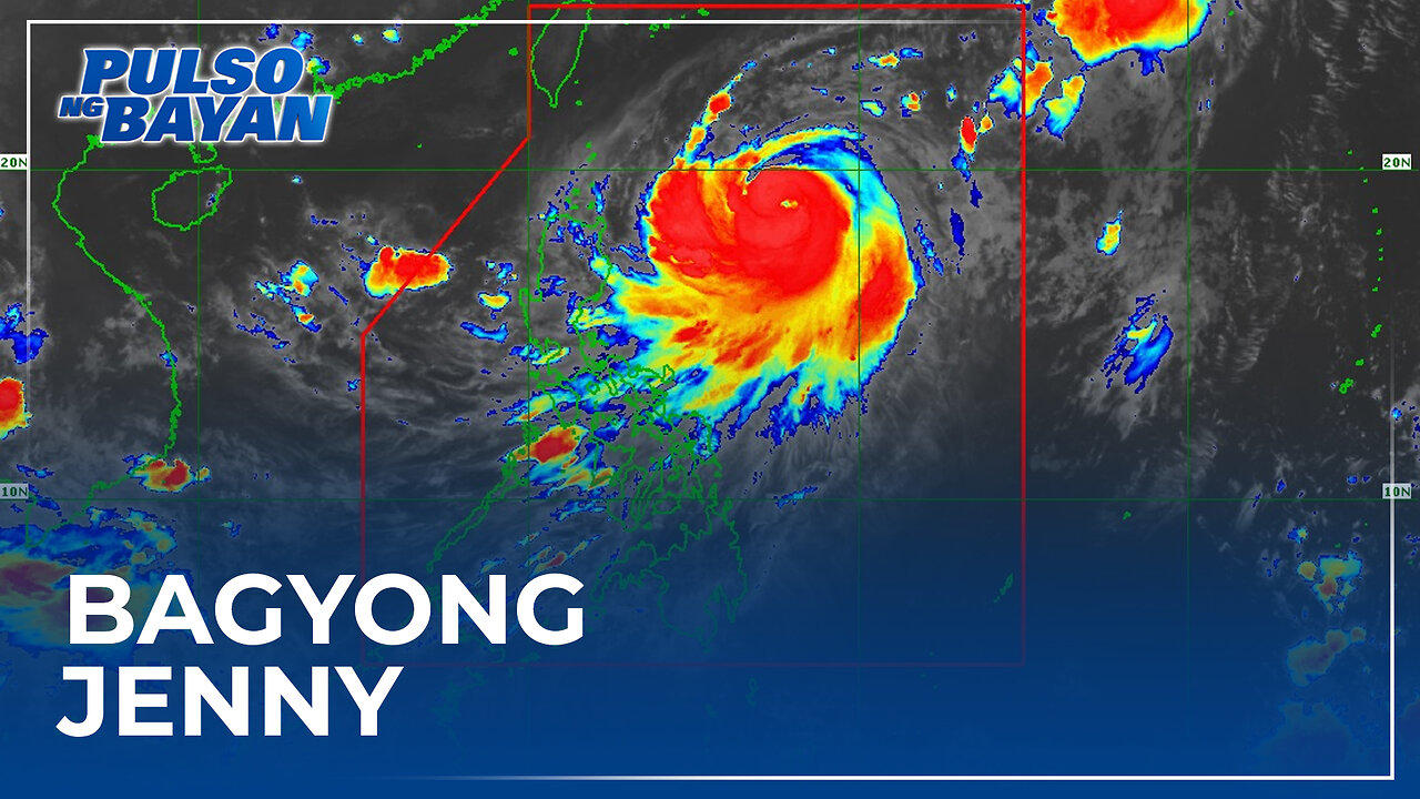 Bagyong Jenny, bahagya pang lumakas; Signal no. 1, itinaas sa Batanes.