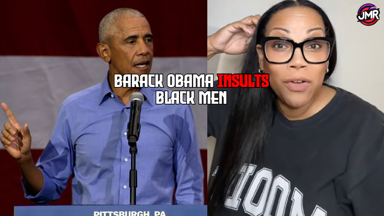 Obama ATTACKS, and INSULTS black men for voting for Trump!