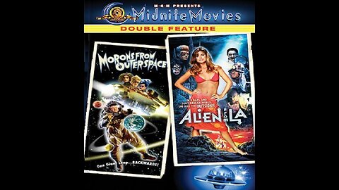 MORONS FROM OUTER SPACE 1985 & ALIEN FROM L.A. 1988 Sci-Fi Satire DOUBLE FEATURE