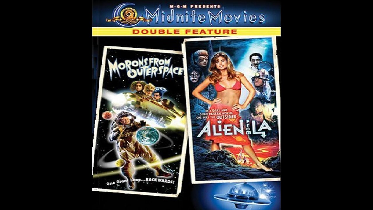 MORONS FROM OUTER SPACE 1985 & ALIEN FROM L.A. 1988 Sci-Fi Satire DOUBLE FEATURE