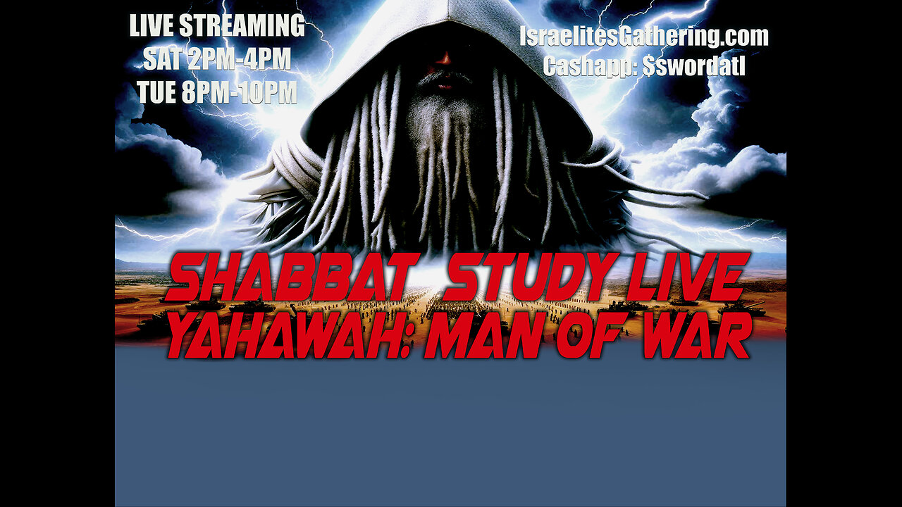 YAHAWAH: Man of War - Israelites Gathering Bible Study Live