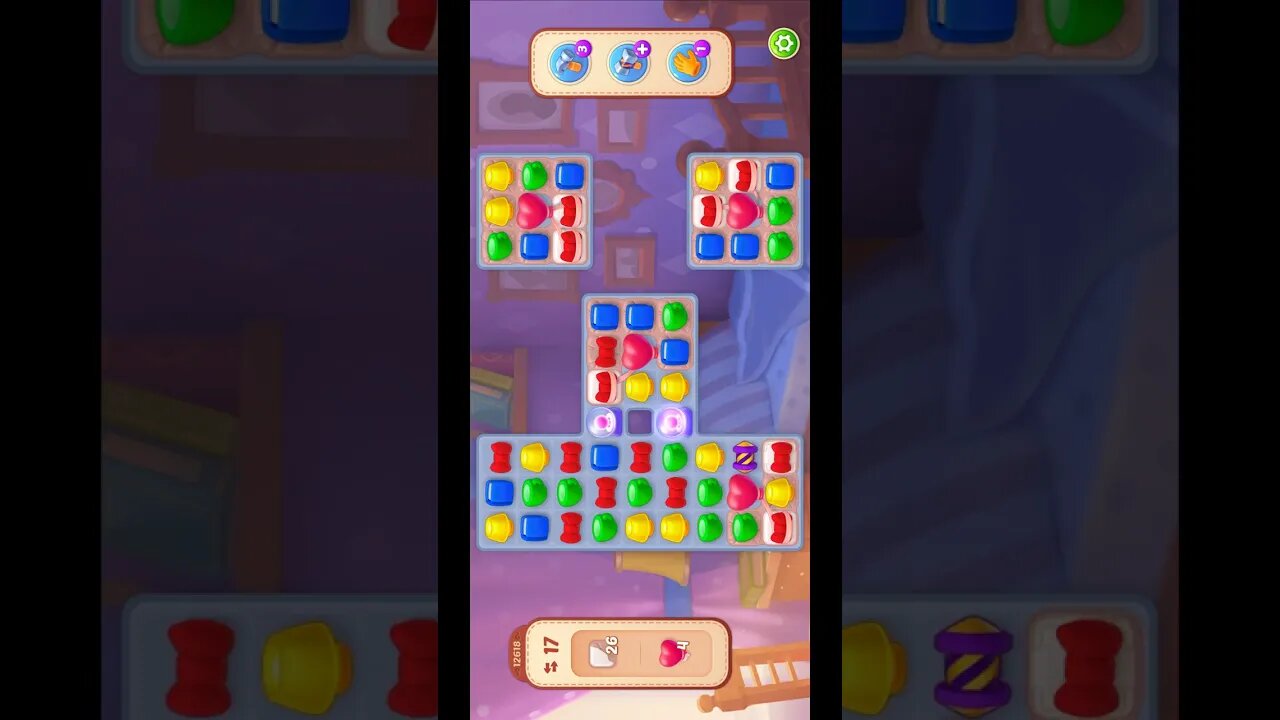 Shorts Playrix Homescapes Gameplay Walkthrough Level 12618-010