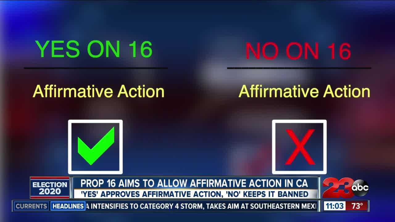 Prop 16: Yes or No on bringing affirmative action back to California