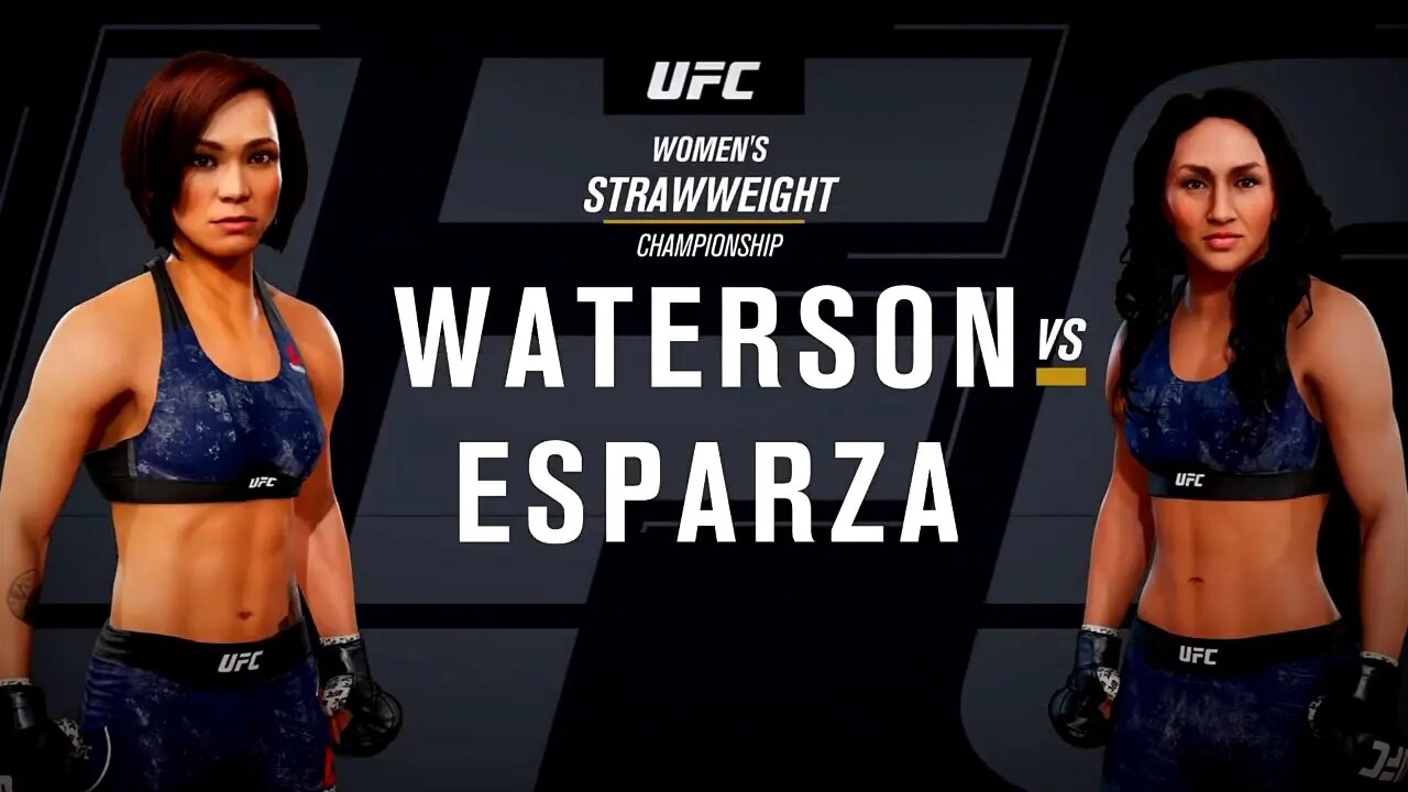 EA Sports UFC 3 Gameplay Carla Esparza vs Michelle Waterson