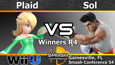 Plaid (Rosalina) vs. Noble|Sol (Little Mac) - Winners R4 - SC54