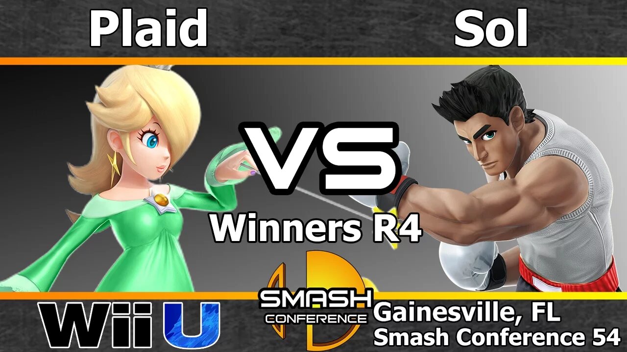 Plaid (Rosalina) vs. Noble|Sol (Little Mac) - Winners R4 - SC54
