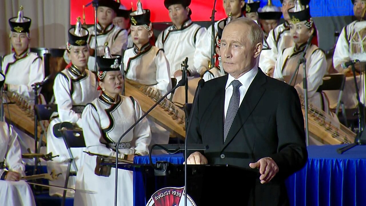 PUTIN - Gala reception to mark the 85th anniversary of the victory at Khalkhin Gol