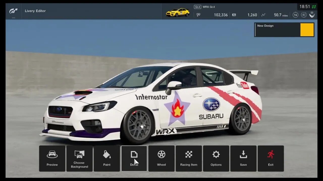 Finishing my Livery on the Subaru WRX Gr.4 | Gran Turismo Sport