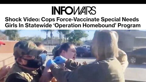 ⁣See the Shock Video of Cops Forcing Vaccines on Special Needs Children