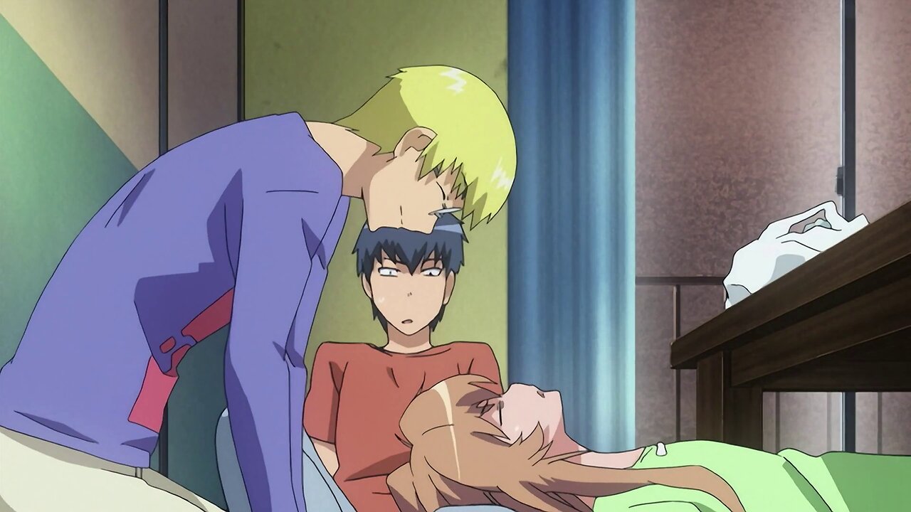 Toradora - Yusaku waking everyone