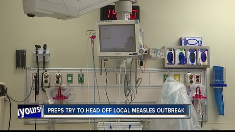 Preparations try to head off local measles outbreak