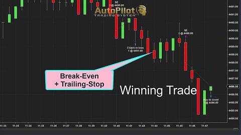 AutoPilot System Automation + Trailing Stops Doing it's thing