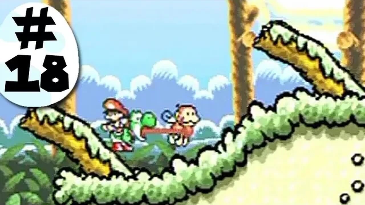 Yoshi's Island 100% Re-Walkthrough Part 18: Welcome To Simian Slurping!