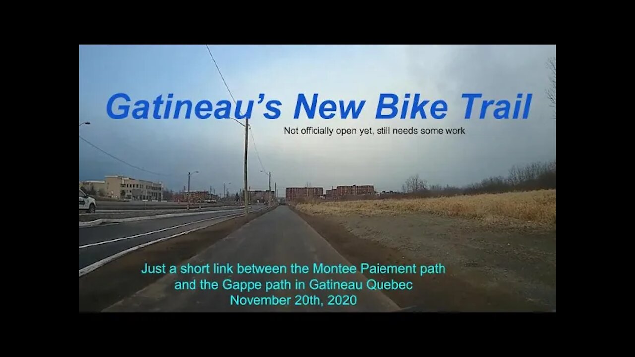 Gatineau's new bike path link