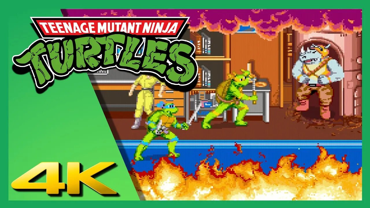 ⭐ TEENAGE MUTANT NINJA TURTLES | 4K/60ᶠᵖˢ | ARCADE