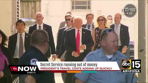 Secret Service running out of money to protect Trump, family