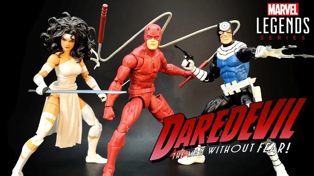 Marvel Legends Series Daredevil, Elektra, and Bullseye Review