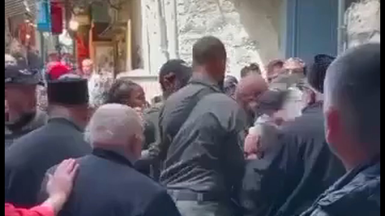The Israeli occupation is attacking churches in Jerusalem, assaulting Christians & arresting them