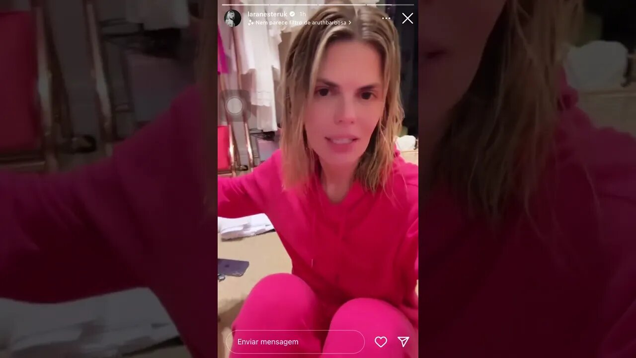 Lara de apartamento novo!