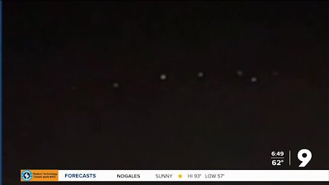 VIDEO: Tucson catches glimpse of SpaceX sky lights