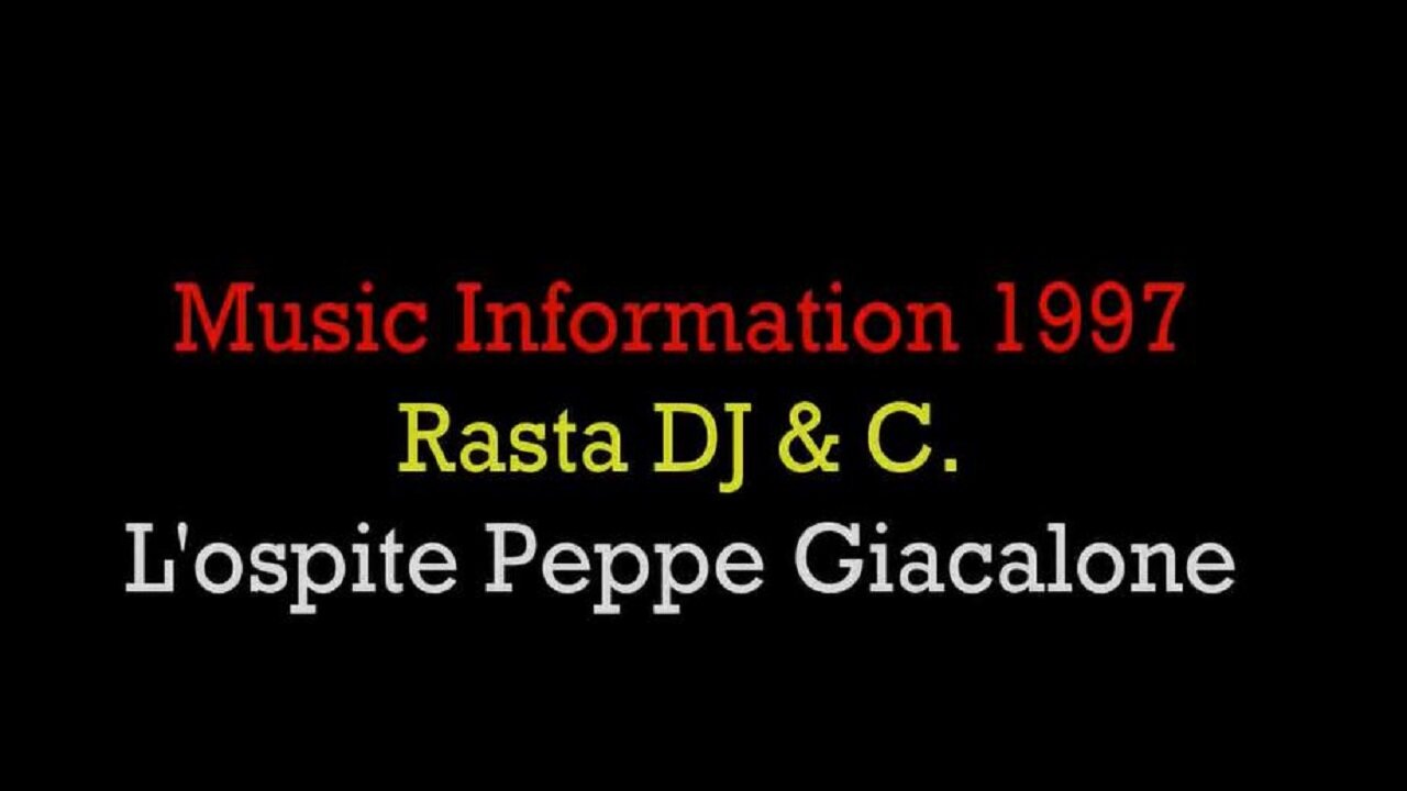 1997 - Music Informantion l'ospite Peppe Giacalone