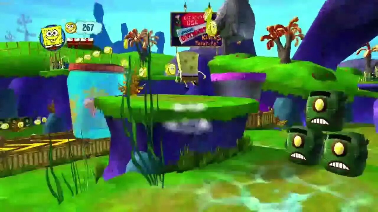 spongebob truth or square walkthrough part 1