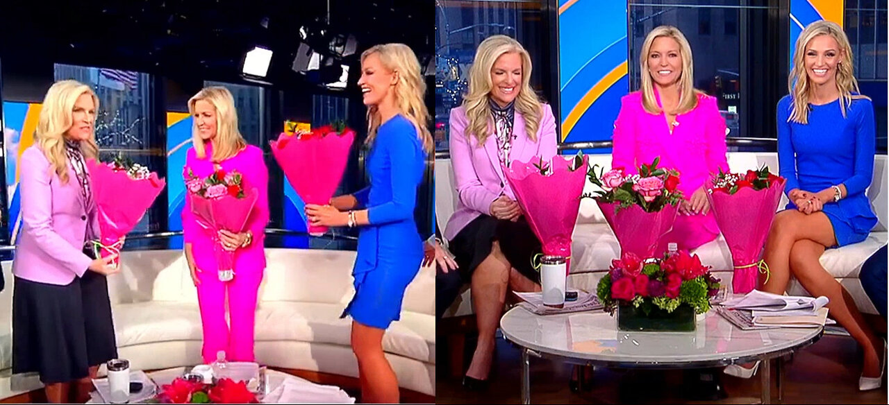 Carley Shimkus, Ainsley Earhardt and Janice Dean Feb 14 2024