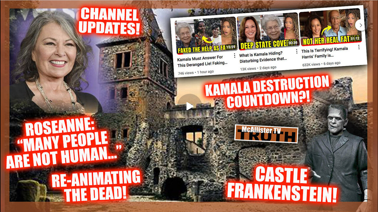 KAMALA DUMPSTER FIRE! ROSEANNE CONFIRMS NON HUMANS! JUMPING TIMELINES! UPDATES!