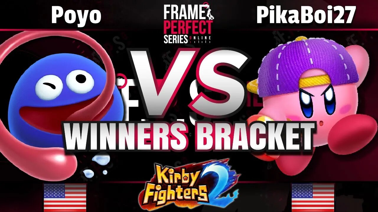 FPS3 Online W. Bracket - Poyo (Gooey) vs. PikaBoi27 (Yo-Yo) - Kirby Fighters 2