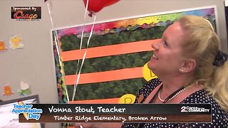 Teacher Appreciation Day Surprise: Vonna Stout, Timber Ridge Elementary