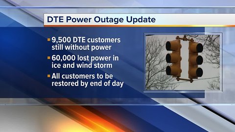 DTE: 10,000 customers remain without power across Southeast Michigan