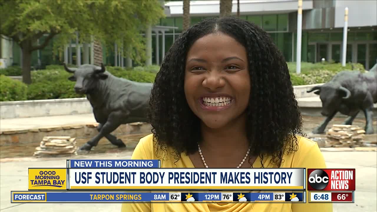 USF's first African-American woman student president elected