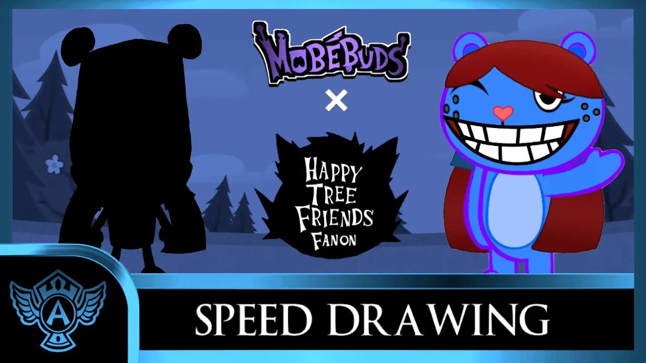 Speed Drawing: Happy Tree Friends Fanon - Freddi | Mobebuds Style