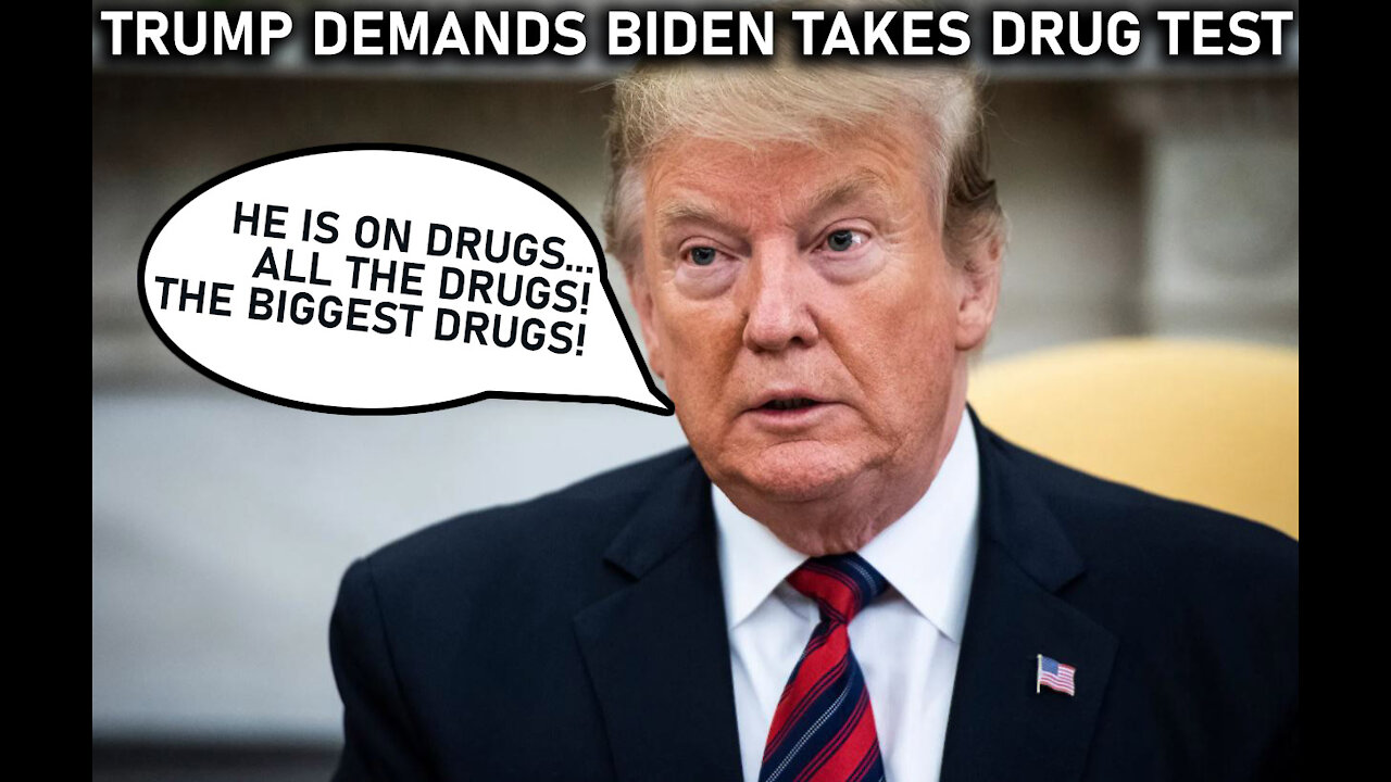 Should Joe Biden have taken that drug test during the 2020 elections?