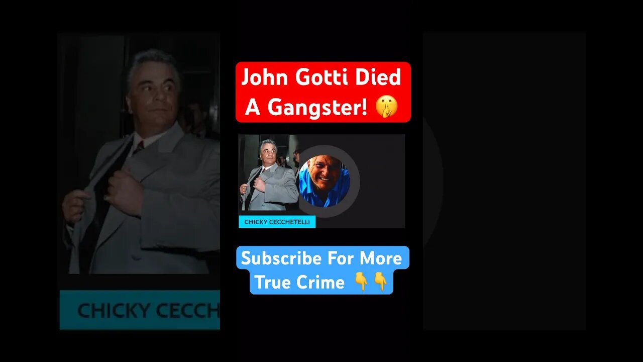 John Gotti Died A Gangster! 🤫 #mafia #truecrime #crime #gangster