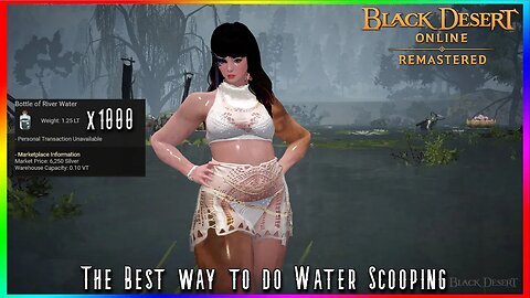 The Best way to make money from Water Scooping - Black Desert Online Money Guide