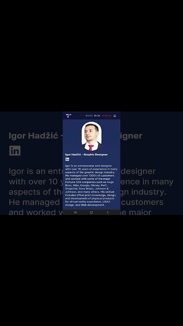 Tau Team - Igor Hadžić 💎 #shorts #TauTeam #graphicdesigner