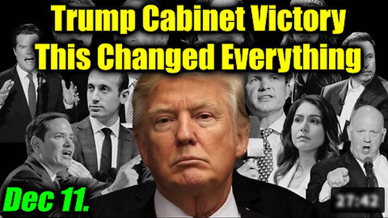 BOOM! Senator's Flip Seals Trump Cabinet Victory - This Changed Everything