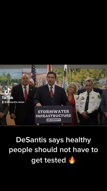 DeSantis says healthy people shouldn’t be tested
