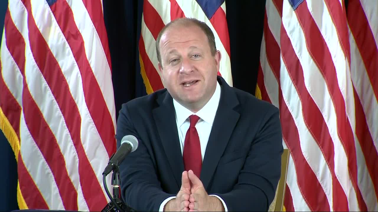 Colorado Gov. Jared Polis makes clear: "Wear a damn mask!"