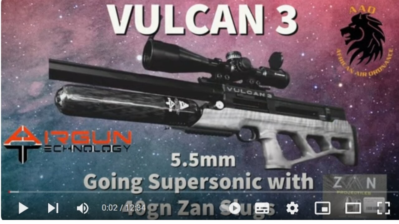 AGT Vulcan 3 Going Super Sonic with Zan 40 gn slugs