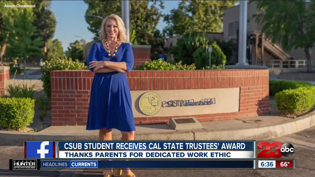 CSUB grad student receives CSU award