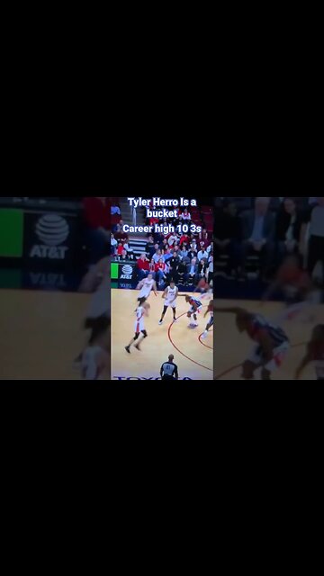 Tyler Herro is a Bucket career high 10 3s vs rockets #tylerherro #nba #highlights