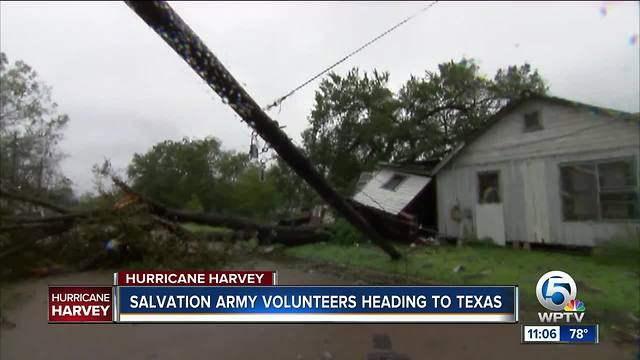 Salvation Army volunteers heading to Texas