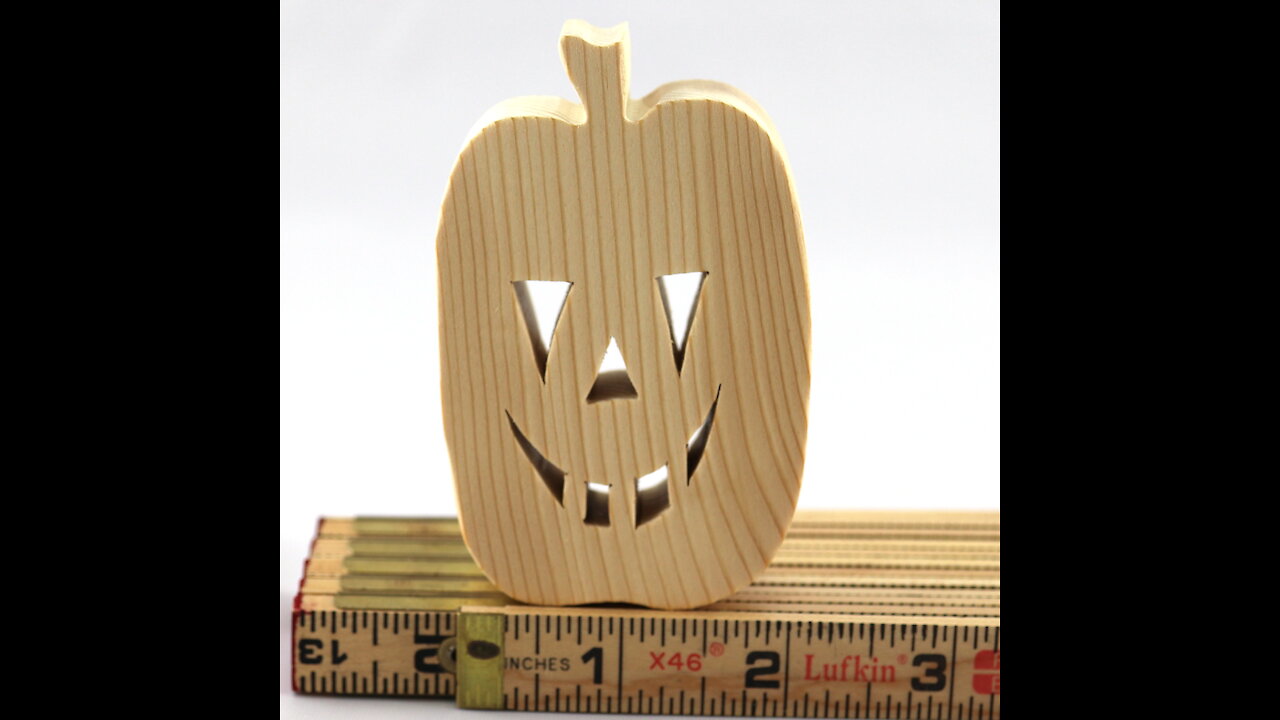 Halloween Jack-o-Lantern Cutout Handmade from Wood Custom Orders Welcome