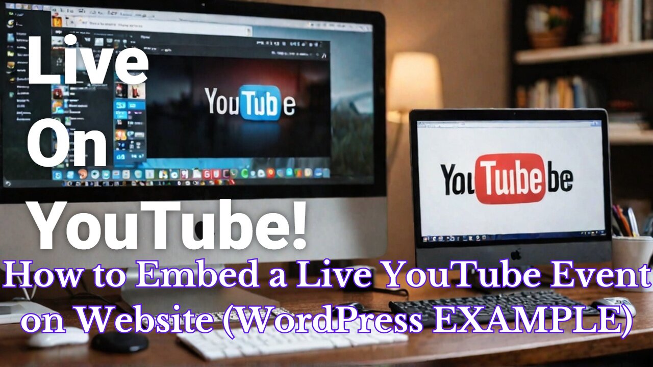 How to Embed a Live YouTube Event on Website (WordPress EXAMPLE)