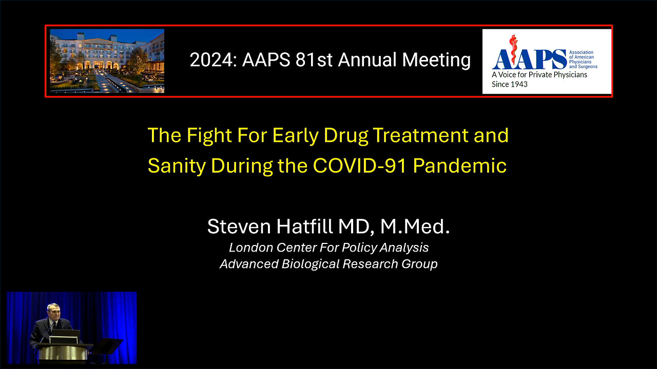 The Fight For Early Drug Treatment and Sanity During the COVID-91 Pandemic