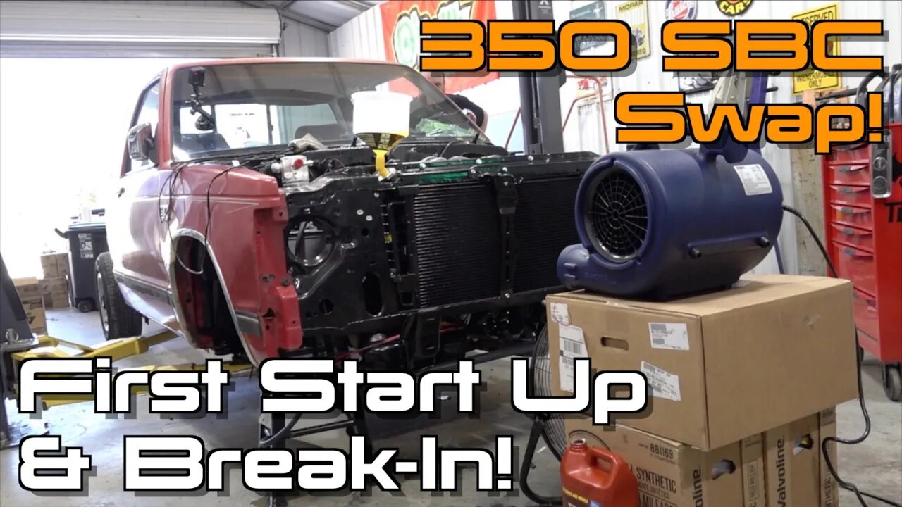 First Start Up & Initial Break-In Of My V8 Swapped S10! S10 Restomod Ep.12