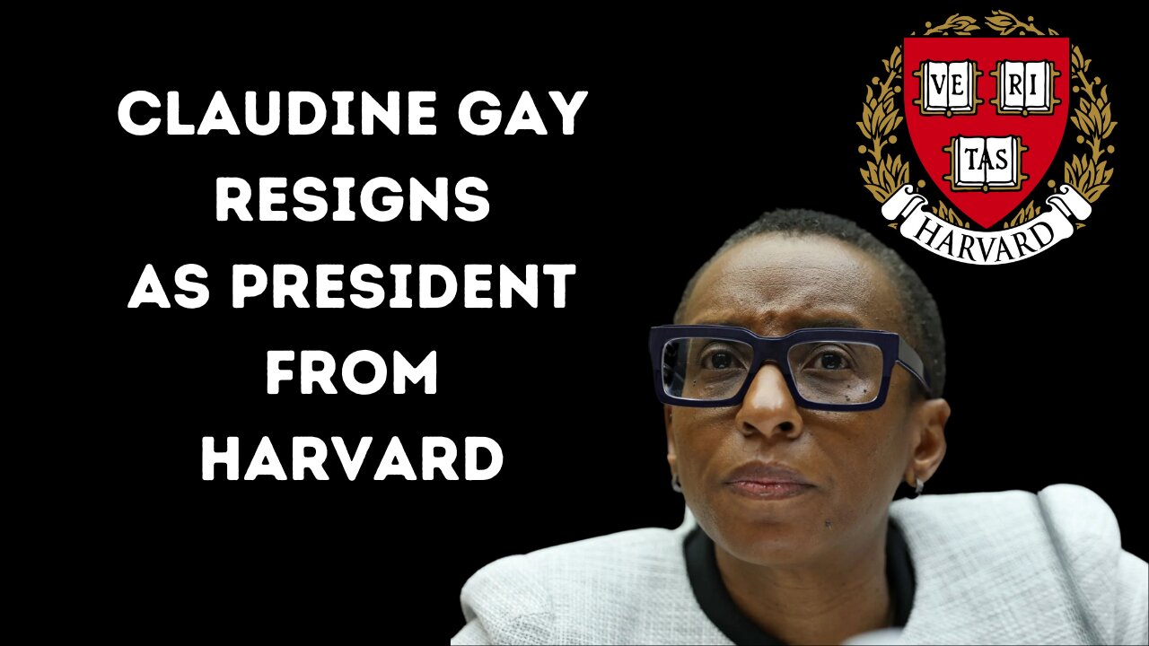 Harvard President Claudine Gay Resigns Amid Plagiarism and Claims of Antis3mitism