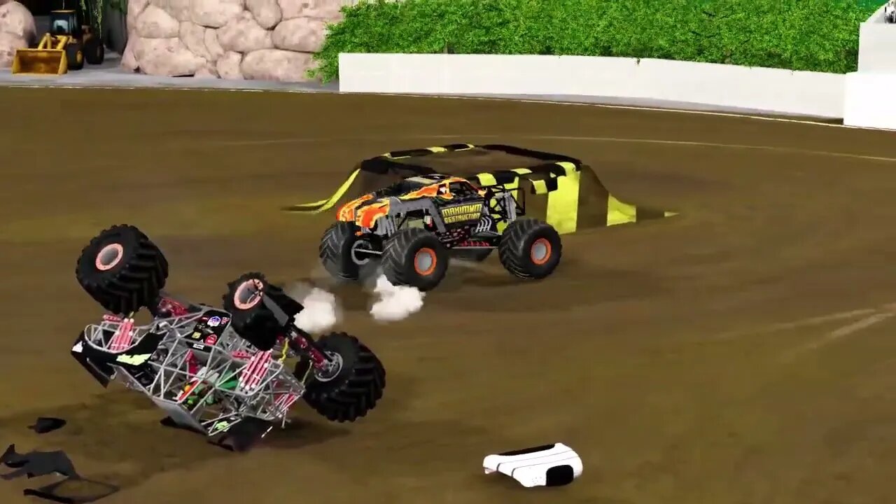 Monster Jam Freestyle #1 BeamNG.Drive Monster Jam #monsterjam #beamngdrive #monsterjamgame